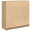 vidaXL Dressoir met lades 100,5x35x98,5 cm spaanplaat artisanaal
