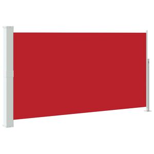 vidaXL Wind-/zonnescherm uittrekbaar 160x300 cm rood