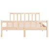 vidaXL Bedframe massief hout 120x190 cm