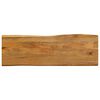 vidaXL Tafelblad met natuurlijke rand 120x40x3,8 cm massief mangohout