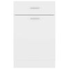 vidaXL Onderkast met lade Lyon 50x46x81,5 cm bewerkt hout wit