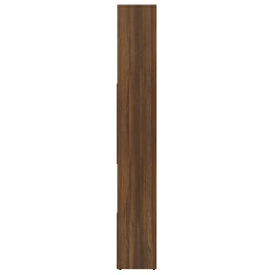 vidaXL Boekenkast 67x24x161 cm bewerkt hout bruineikenkleurig