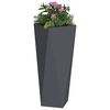 vidaXL Plantenbak Antraciet 30 x 30 x 75 cm Staal