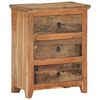 vidaXL Dressoir 60x33x75 cm massief acaciahout en gerecycled hout