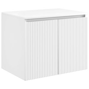 vidaXL Wand Gemonteerde Badkamerkast Wit 62,5 x 44,5 x 50 cm