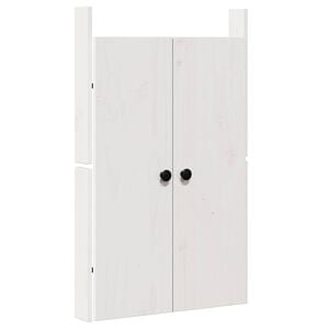vidaXL Keukendeur MEPPEL Wit 50 x 9 x 82 cm Massief grenenhout