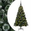 vidaXL Kunstkerstboom met Ballen 120 cm 150 LED's Warmwit
