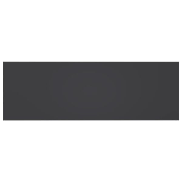 vidaXL Wandschappen 4 st 60x20x1,5 cm spaanplaat grijs