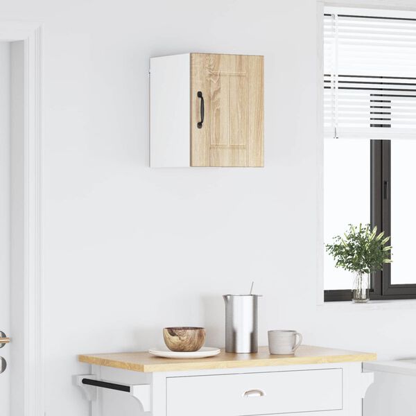 vidaXL Keukenkast Lucca Sonoma Eiken 30 x 31 x 40 cm Bewerkt hout