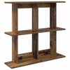 vidaXL Wandplank Muurmontage Oud hout 100 x 20 x 75 cm Bewerkt hout