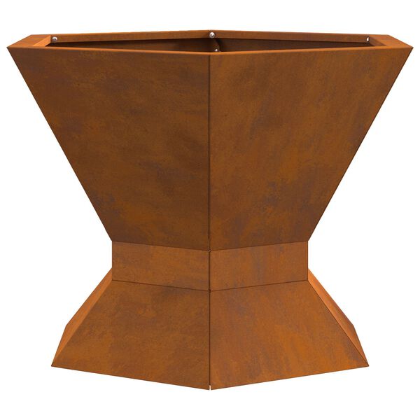 vidaXL Vuurkorf Bruin 50 x 50 x 40 cm Staal