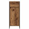 vidaXL Badkamer Kast met lade Oud Hout 40 x 30 x 100 cm Bewerkt hout