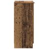 vidaXL Dressoir Oudhout 30 x 30 x 70 cm Bewerkt hout