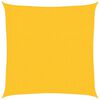 vidaXL Zonnezeil 160 g/m&sup2; 3,6x3,6 m HDPE geel