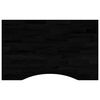 vidaXL Bureaublad rechthoekig 80x60x2,5 cm eikenhout donkerbruin