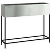 vidaXL Verhoogde Tuin Plantbak Zilver 100 x 26 x 82 cm