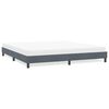 vidaXL Bedframe zonder matras 180x220 cm fluweel donkergrijs