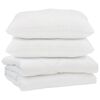 vidaXL Dekbed met kussen 3 pcs Wit Microfibre