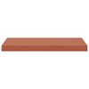 vidaXL Wandplank Wandgemonteerd 2 pcs Rood 60 x 23 x 4 cm Bewerkt hout