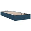 vidaXL Bedframe zonder matras 80x200 cm fluweel donkerblauw