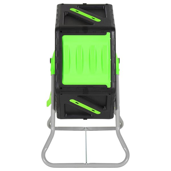 vidaXL Composteertrommel 70 L 60x43x74 cm polypropeen