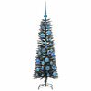 vidaXL Kunstkerstboom met 150 LED Groen 120 cm PVC en Plastic en Staal
