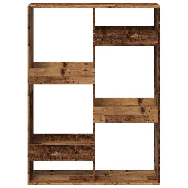 vidaXL Boekenkast 100x33x135 cm bewerkt hout oud houtkleurig