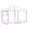 vidaXL Partytent Terracotta 279 x 410 x 315 cm Oxford Stof