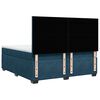 vidaXL Boxspring met matras fluweel blauw 200x200 cm