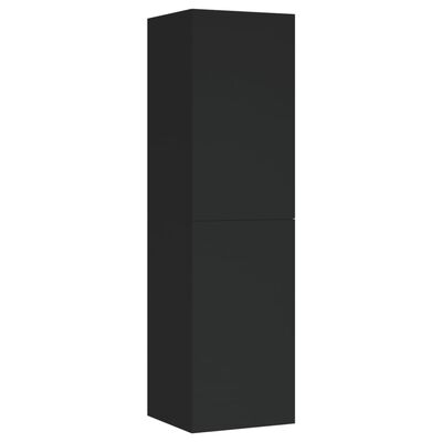 vidaXL Tv-meubelen 2 st 30,5x30x110 cm spaanplaat zwart