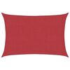 vidaXL Zonnezeil 160 g/m&sup2; 2x3 m HDPE rood