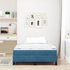 vidaXL Boxspringbed met matras Donkerblauw 120 x 220 cm Stof