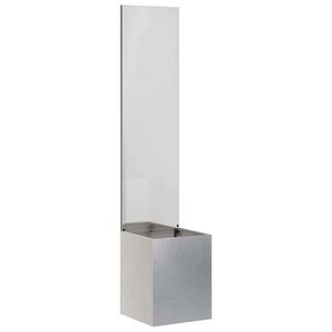 vidaXL Tuin Privacy Screen Zilver 32 x 32 x 150 cm Roestvrij staal