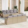 vidaXL Tuin Sofa Set Beige 55 x 55 x 37 cm poly rattan