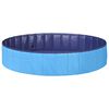 vidaXL Opvouwbaar zwembadd voor honden Blauw 160 x 160 x 30 cm PVC