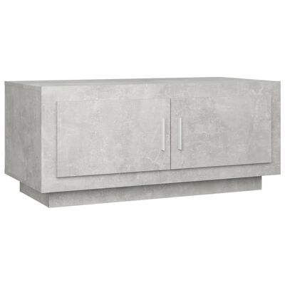vidaXL Salontafel 102x50x45 cm bewerkt hout betongrijs