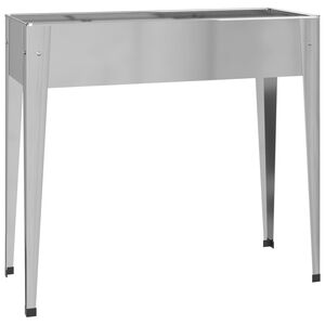 vidaXL Plantenbak 100,5x40,5x90 cm gegalvaniseerd staal