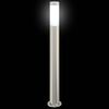 vidaXL Bolderverlichting 3 stuks 80 cm RVS IP44