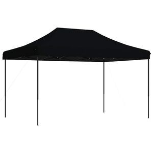 vidaXL Partytent inklapbaar pop-up 440x292x315 cm zwart