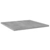vidaXL Wandschappen 8 st 40x40x1,5 cm bewerkt hout betongrijs