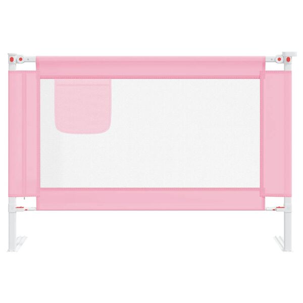 vidaXL Bedhekje peuter 100x25 cm stof roze