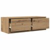 vidaXL Tv-meubel 80x31x25,5 cm bewerkt hout artisanaal eikenkleur