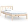 vidaXL Bedframe massief grenenhout 90x200 cm