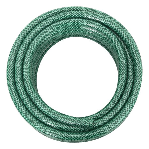 vidaXL Tuinslang met koppelingsset 0,5'' 10 m PVC groen