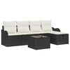vidaXL Tuin Sofa Set 6 st Poly riet