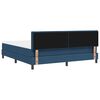 vidaXL Boxspring bed met matras met hoofdeinde Blauw 180 x 200 cm Stof