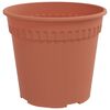 vidaXL Plantenpotten 24 pcs Baksteenrood &Oslash; 17 x 14 cm Kunststof