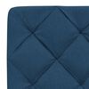 vidaXL Bedframe zonder matras 120x200 cm stof blauw