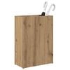 vidaXL Paraplu Standaard Artisan Eiken 40 x 20 x 55,5 cm Bewerkt hout