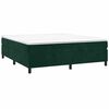 vidaXL Boxspring bed 160x200 cm fluweel donkergroen